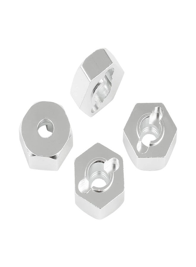Rchobbytop 4Pcs 12mm Wheel Hex Drive Hub Adaptor & Steel Stub Axle & M4 Locknut Washers for 1/10 RC Car - Image 4